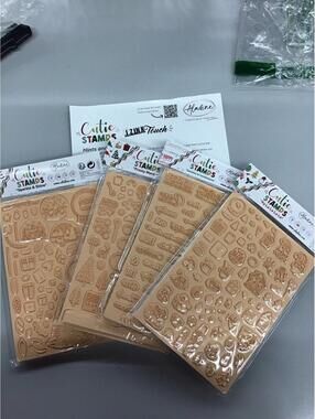 Aladine cutie stamps 4 pack holiday stamps 267 stamps total new from qvc